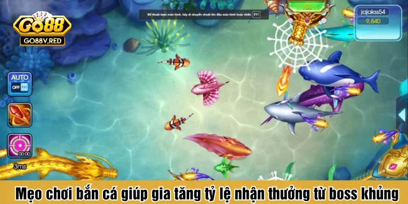 Mẹo chơi bắn cá giúp gia tăng tỷ lệ nhận thưởng từ boss khủng